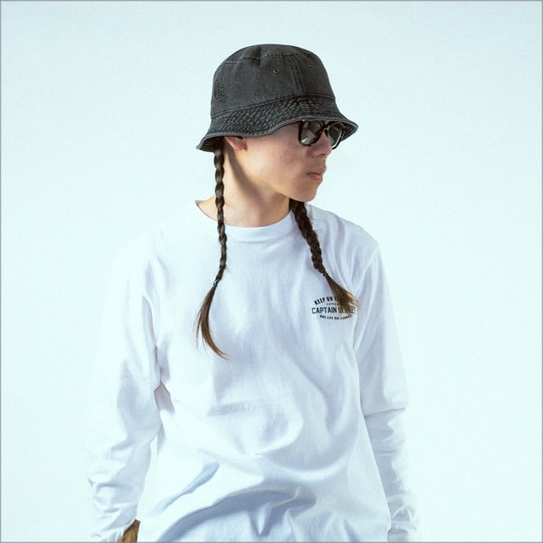 画像6: CAPTAIN STREET Classic CS バケットハット BLACK DENIM キャプテンストリート (6)