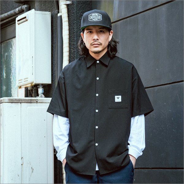 画像6: Deviluse デビルユース Trade Mark スナップバックキャップ BLACK (6)