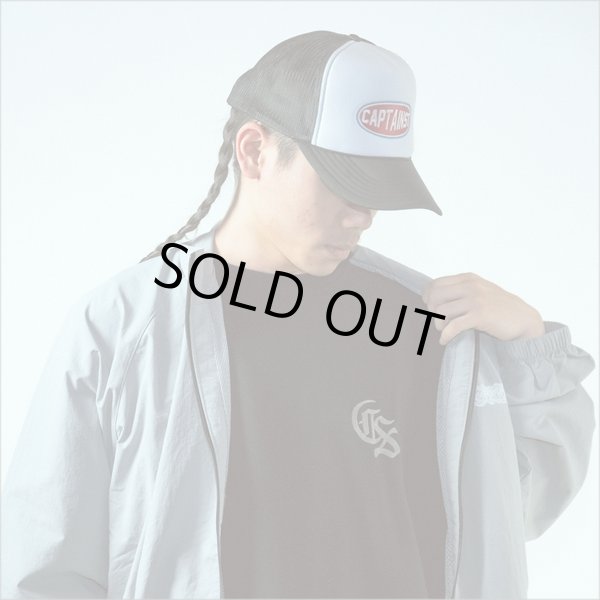 画像16: 【20％OFF】CAPTAIN STREET Oval Logo メッシュキャップ BLACK/WHITE キャプテンストリート (16)
