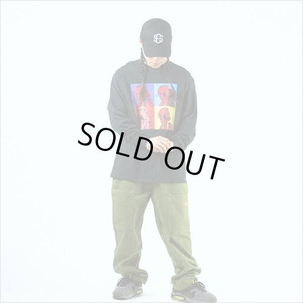 画像8: 【70％OFF】GoneR ゴナー Rose Jesus L/S Tシャツ BLACK  (8)