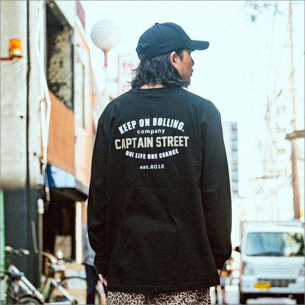 画像11: CAPTAIN STREET GS L/S Tシャツ BLACK キャプテンストリート (11)