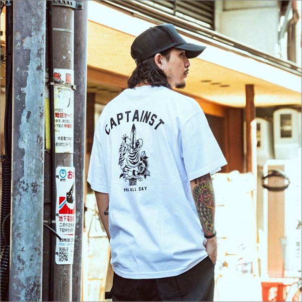 画像8: CAPTAIN STREET SxT Tシャツ WHITE キャプテンストリート (8)