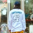 画像14: CAPTAIN STREET Hand Sign L/S Tシャツ WHITE キャプテンストリート (14)
