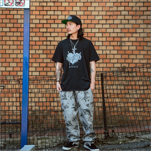 画像8: 【送料無料】COOKMAN クックマン Chef パンツ Old Tattoo GRAY (8)