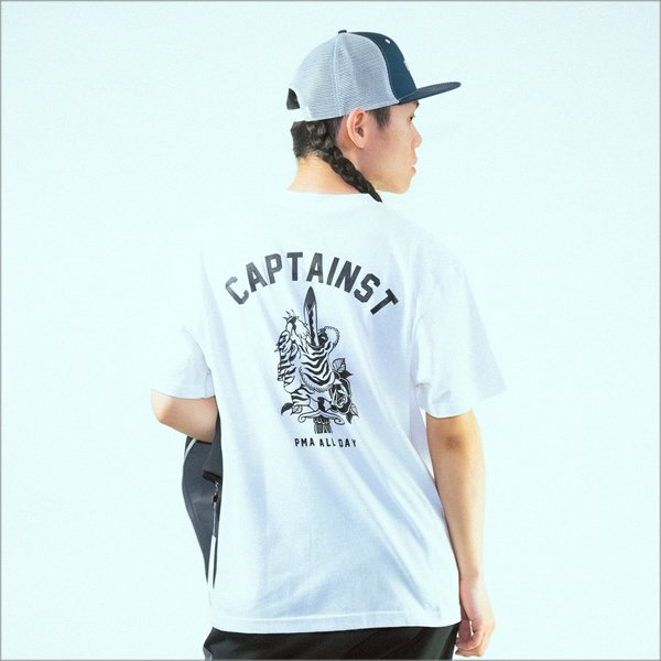 画像9: CAPTAIN STREET SxT Tシャツ WHITE キャプテンストリート (9)