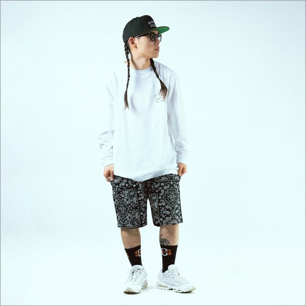 画像13: COOKMAN クックマン Chef ショーツ PAISLEY BLACK (13)