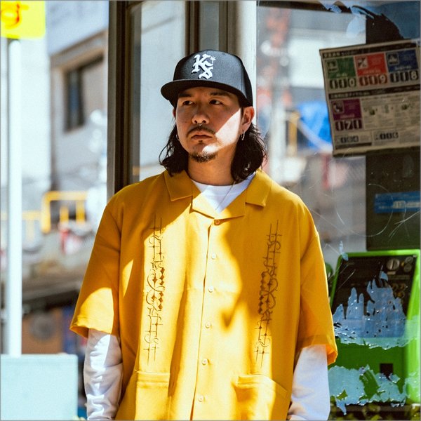 画像3: KustomStyle カスタムスタイル LOCK CITY スナップバックCAP BLACK (3)