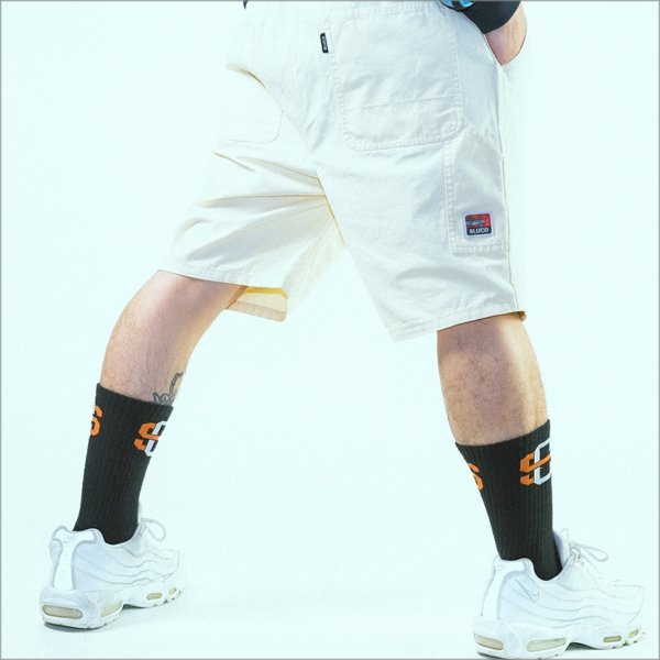 画像7: 【送料無料】BLUCO ブルコ LIGHT CANVAS PAINTER SHORTS IVORY (7)