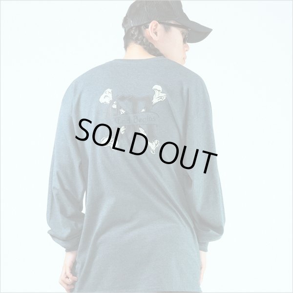 画像11: 【70％OFF】GoneR ゴナー GoneR feat.Yohji L/S Tシャツ D.HEATHER (11)