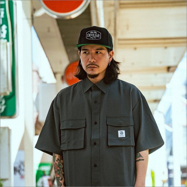 画像7: Deviluse デビルユース Trade Mark スナップバックキャップ BLACK (7)