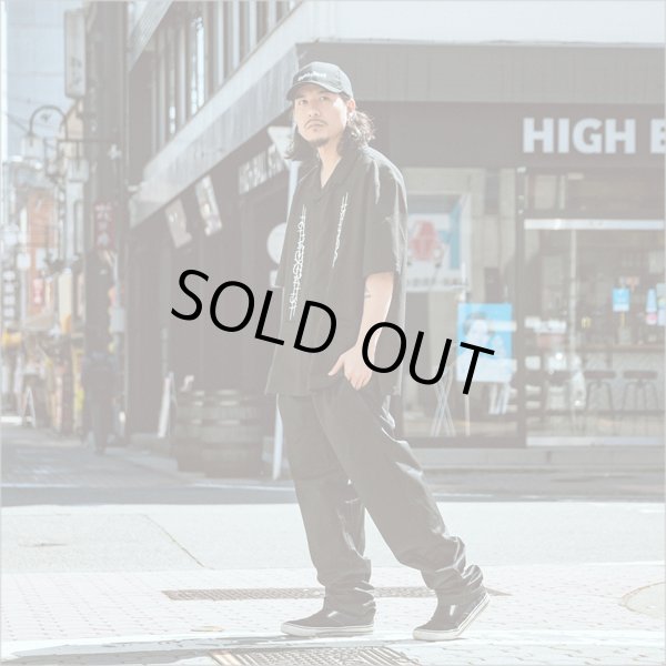 画像4: 【送料無料】KustomStyle カスタムスタイル CARLSBAD S/S オープンカラーシャツ BLACK (4)