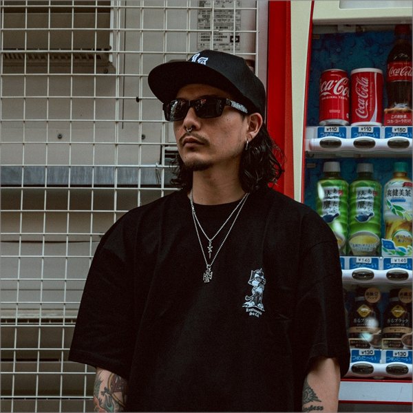 画像4: KustomStyle カスタムスタイル LA-BANDANA スナップバックCAP BLACK (4)