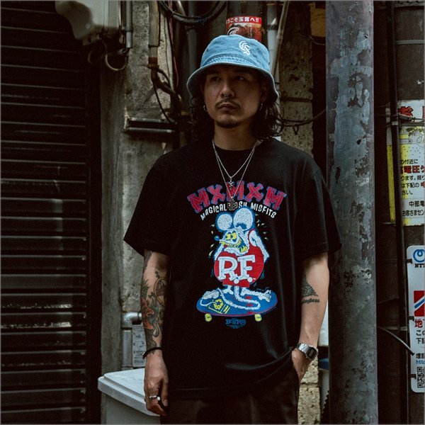 画像11: CAPTAIN STREET Classic CS バケットハット BLUE DENIM キャプテンストリート (11)