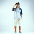 画像9: CAPTAIN STREET CAPST Logo ラグランTシャツ BLUE/ASH キャプテンストリート (9)