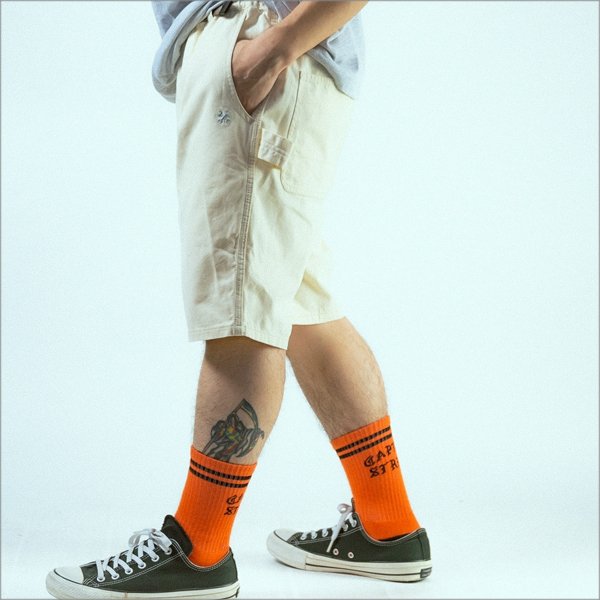 画像8: 【送料無料】BLUCO ブルコ LIGHT CANVAS PAINTER SHORTS IVORY (8)