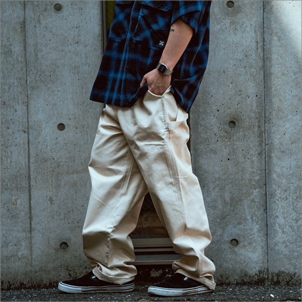 画像9: 【送料無料】COOKMAN クックマン Carpenter's パンツ CREAM (9)