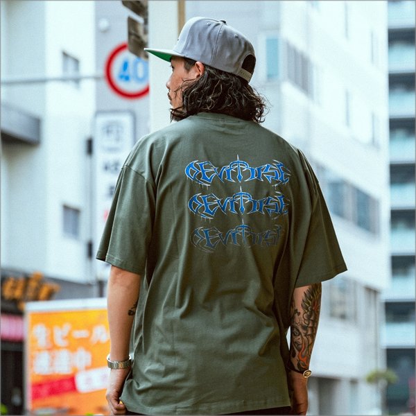 画像7: Deviluse デビルユース Faint Tシャツ OLIVE (7)
