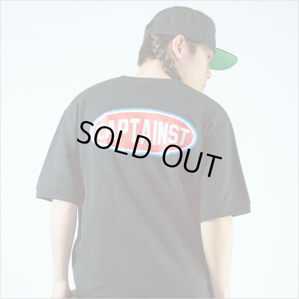 画像13: 【20%OFF】【送料無料】CAPTAIN STREET Oval Logo スウェットTシャツ BLACK キャプテンストリート  (13)