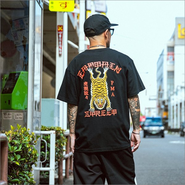 画像8: CAPTAIN STREET Tiger Tシャツ BLACK キャプテンストリート (8)