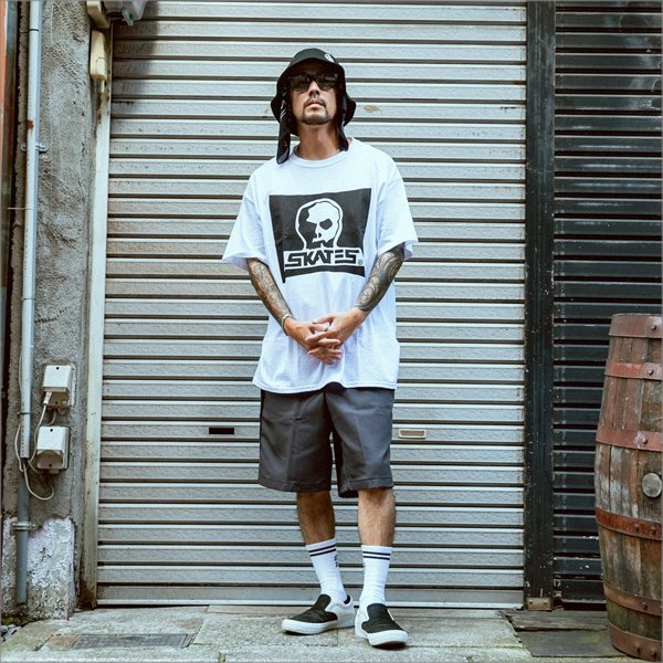 画像10: 【送料無料】SKULL SKATES スカルスケーツ SURF BOX BURBS Tシャツ WHITE (10)