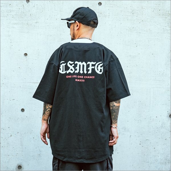 画像8: 【送料無料】CAPTAIN STREET CSMFG ベースボールシャツ BLACK キャプテンストリート (8)