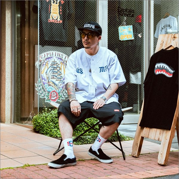 画像7: 【送料無料】CAPTAIN STREET CSMFG ベースボールシャツ ASH キャプテンストリート (7)