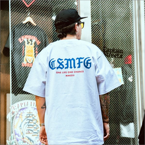 画像8: 【送料無料】CAPTAIN STREET CSMFG ベースボールシャツ ASH キャプテンストリート (8)