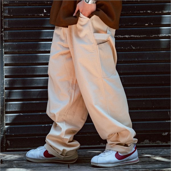 画像11: 【送料無料】COOKMAN クックマン Carpenter's パンツ CREAM (11)