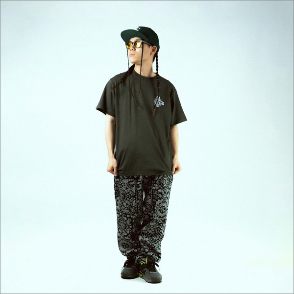 画像12: 【送料無料】COOKMAN クックマン Semiwide Chef パンツ Paisley BLACK (12)