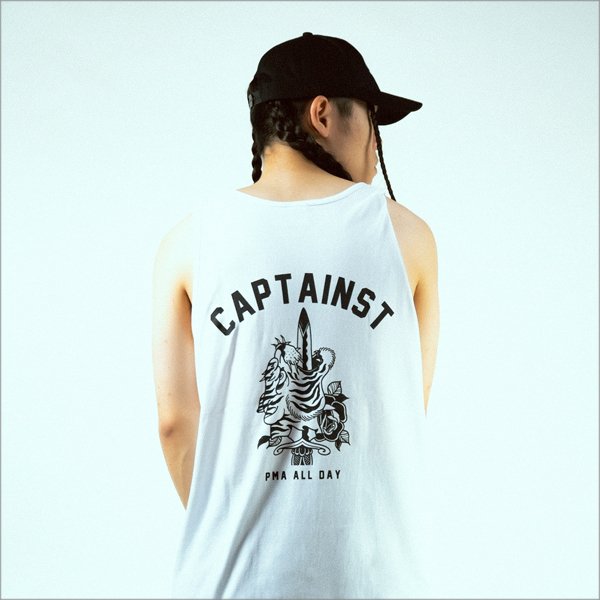 画像8: CAPTAIN STREET SxT タンクトップ WHITE キャプテンストリート (8)