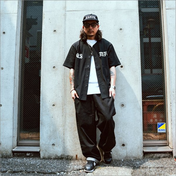 画像12: 【送料無料】COOKMAN クックマン Semiwide Chef パンツ DENIM BLACK (12)