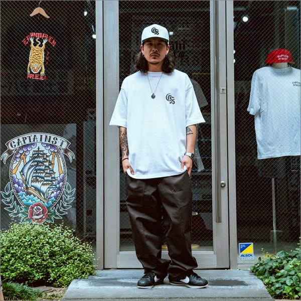 画像5: CAPTAIN STREET Classic CS ヘヴィーウェイトBIG Tシャツ WHITE キャプテンストリート (5)