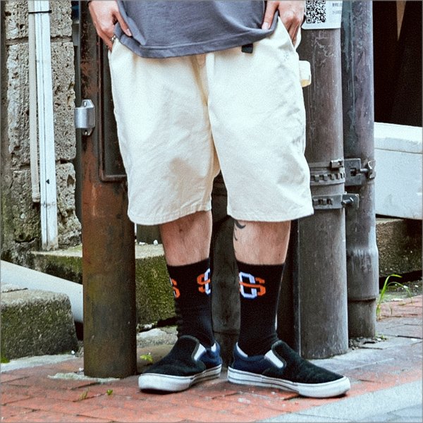 画像6: CAPTAIN STREET eighty SOCKS BLACK キャプテンストリート (6)