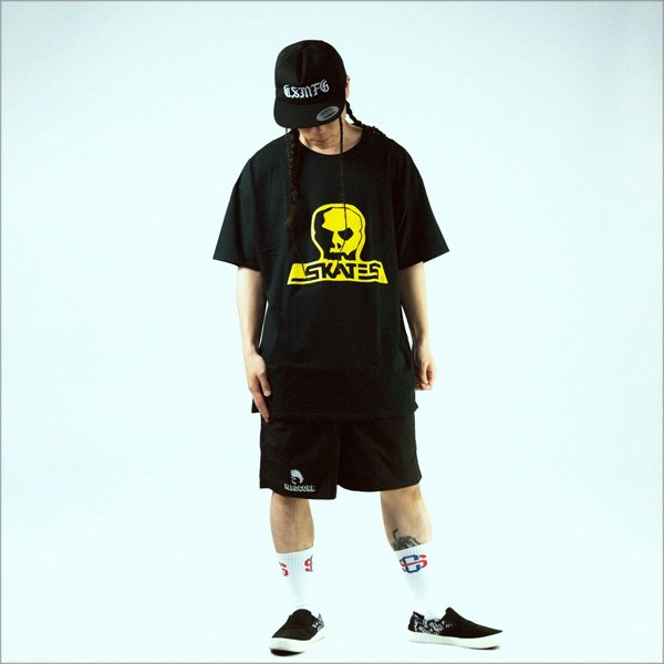 画像6: 【送料無料】SKULL SKATES スカルスケーツ BURBS Tシャツ BLACK/YELLOW (6)