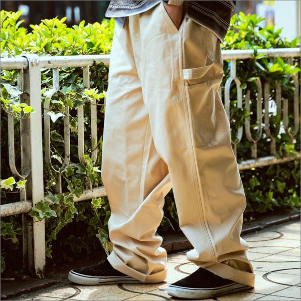 画像12: 【送料無料】COOKMAN クックマン Carpenter's パンツ CREAM (12)