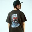 画像7: KustomStyle カスタムスタイル FLIPUP SKULL Tシャツ SUMI (7)