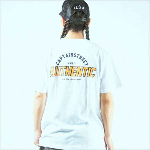 画像14: 【20％OFF】CAPTAIN STREET AUTHENTIC Tシャツ WHITE キャプテンストリート (14)