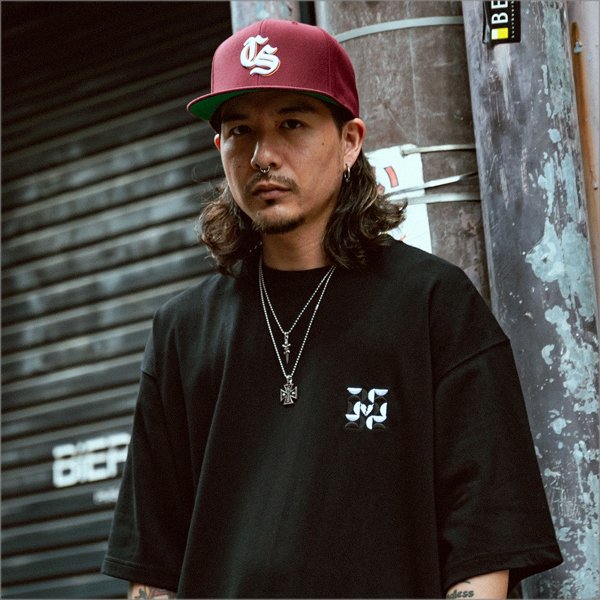 画像6: CAPTAIN STREET Old CS スナップバックキャップ BURGUNDY キャプテンストリート (6)