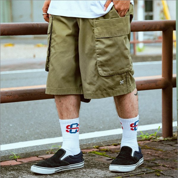 画像9: 【送料無料】BLUCO ブルコ RIPSTOP CARGO SHORTS OLIVE (9)