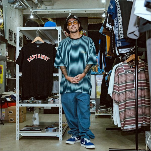 画像8: Deviluse デビルユース Border Tシャツ BLACK (8)