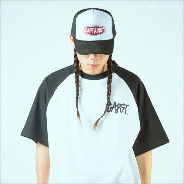 画像17: CAPTAIN STREET Oval Logo メッシュキャップ BLACK/WHITE キャプテンストリート (17)
