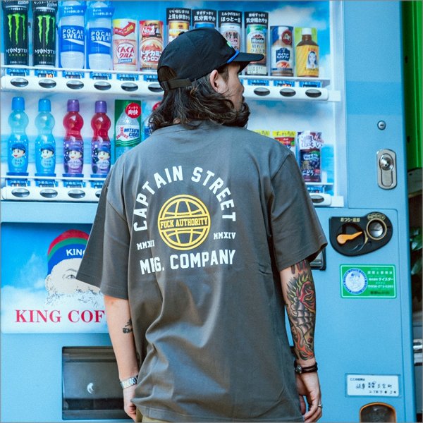 画像14: CAPTAIN STREET WFA Tシャツ H.BLACK キャプテンストリート (14)