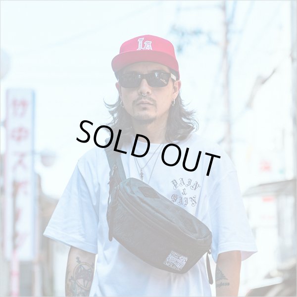 画像5: 【送料無料】KustomStyle カスタムスタイル BANDANA ウエストバッグ BLACK/BLACK (5)