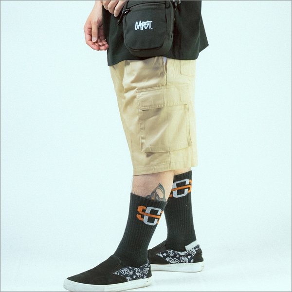 画像10: CAPTAIN STREET eighty SOCKS BLACK キャプテンストリート (10)