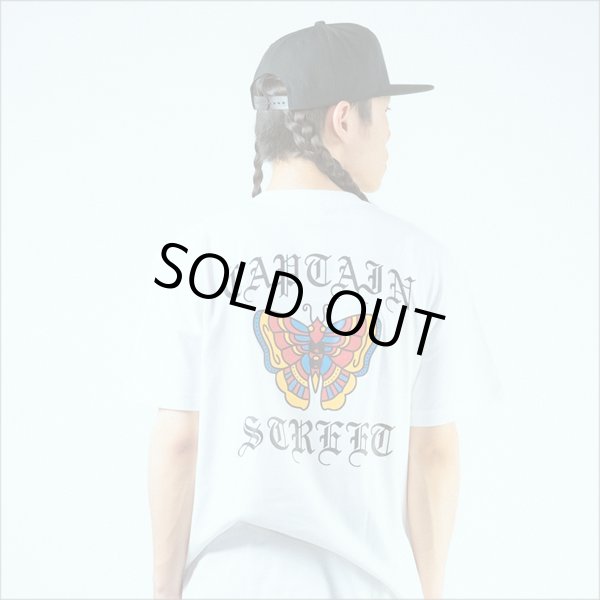 画像11: 【20％OFF】CAPTAIN STREET Butterfly Tシャツ WHITE キャプテンストリート (11)