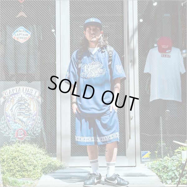 画像6: KustomStyle カスタムスタイル LA-BANDANA スナップバックCAP NAVY (6)