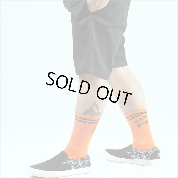 画像8: CAPTAIN STREET FO SOCKS ORANGE キャプテンストリート (8)