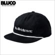 画像1: BLUCO ブルコ CORDUROY CAP -Rope- BLACK (1)