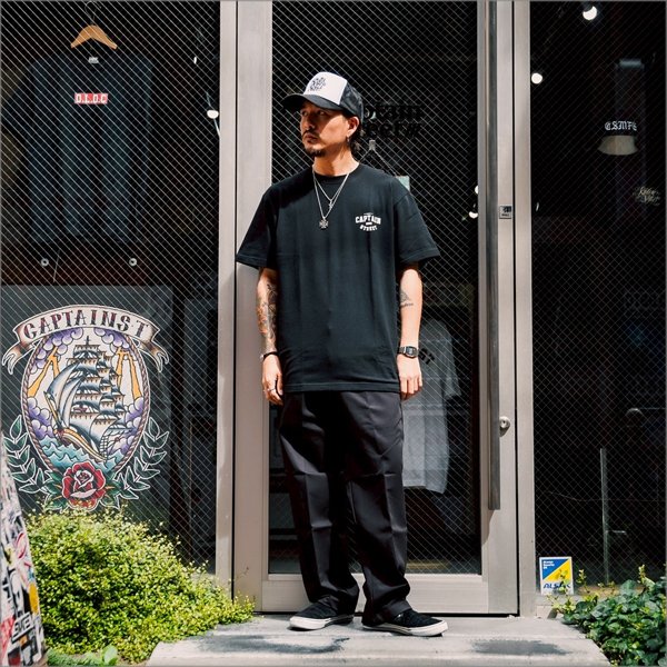 画像11: CAPTAIN STREET Scouter Tシャツ BLACK キャプテンストリート (11)