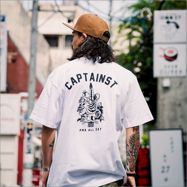 画像12: CAPTAIN STREET SxT Tシャツ WHITE キャプテンストリート (12)